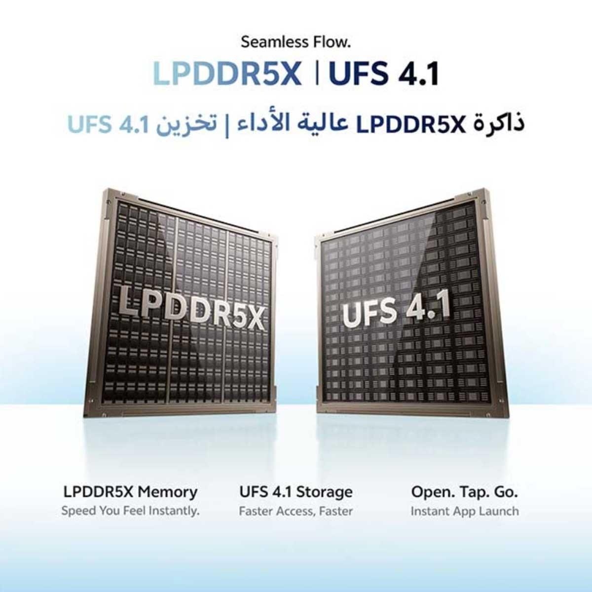 فيفو V70 5G (رام 12 جيجابايت، سعة 256 جيجابايت)، إصدار السعودية - أسود أصلي مع باقة سماعات TWS + نيكباند + شاحن + حافظة حماية