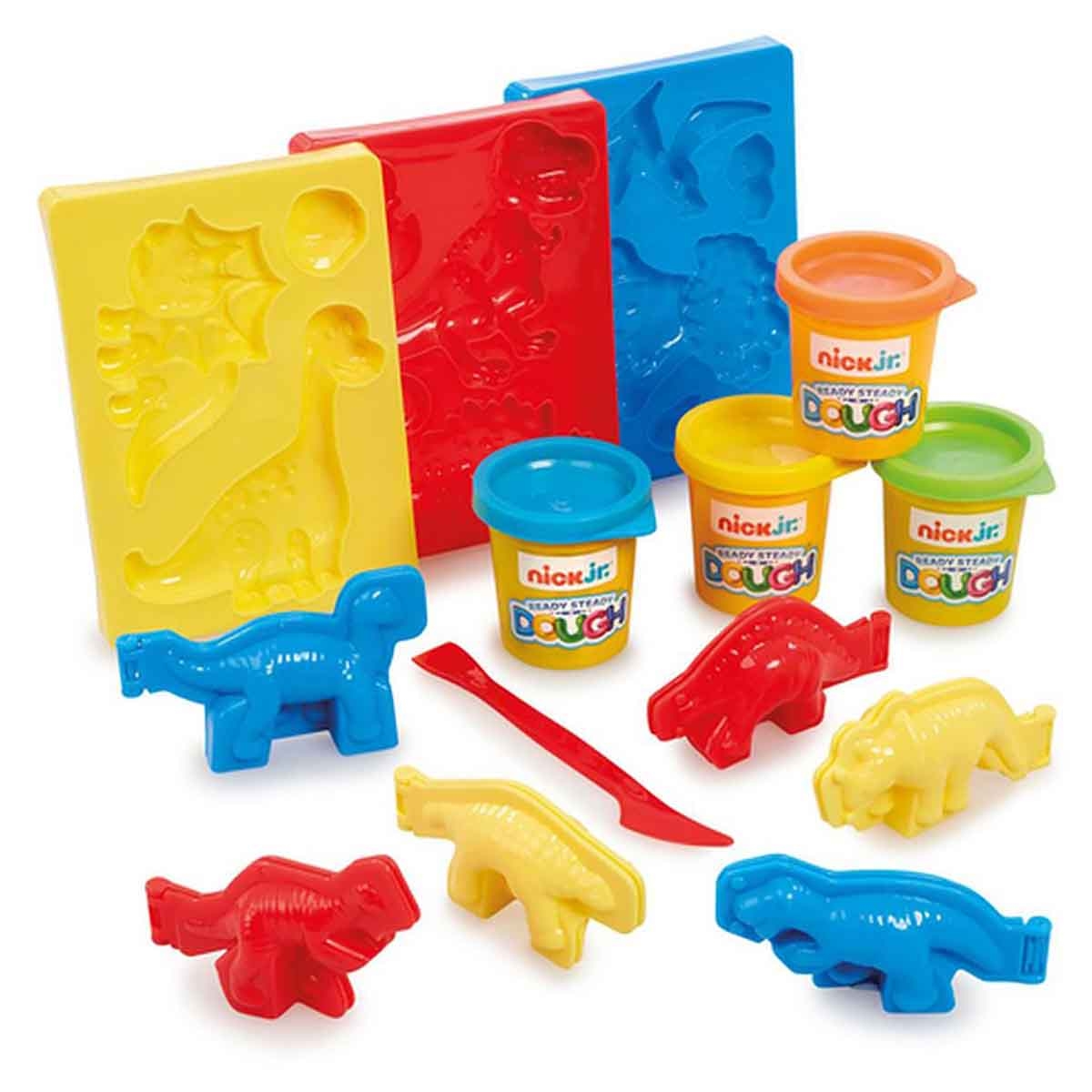 آدو نيك جونيور مجموعة عجين ديناصور المغامرة 224غ للجنسين، عمر 3-4 سنوات