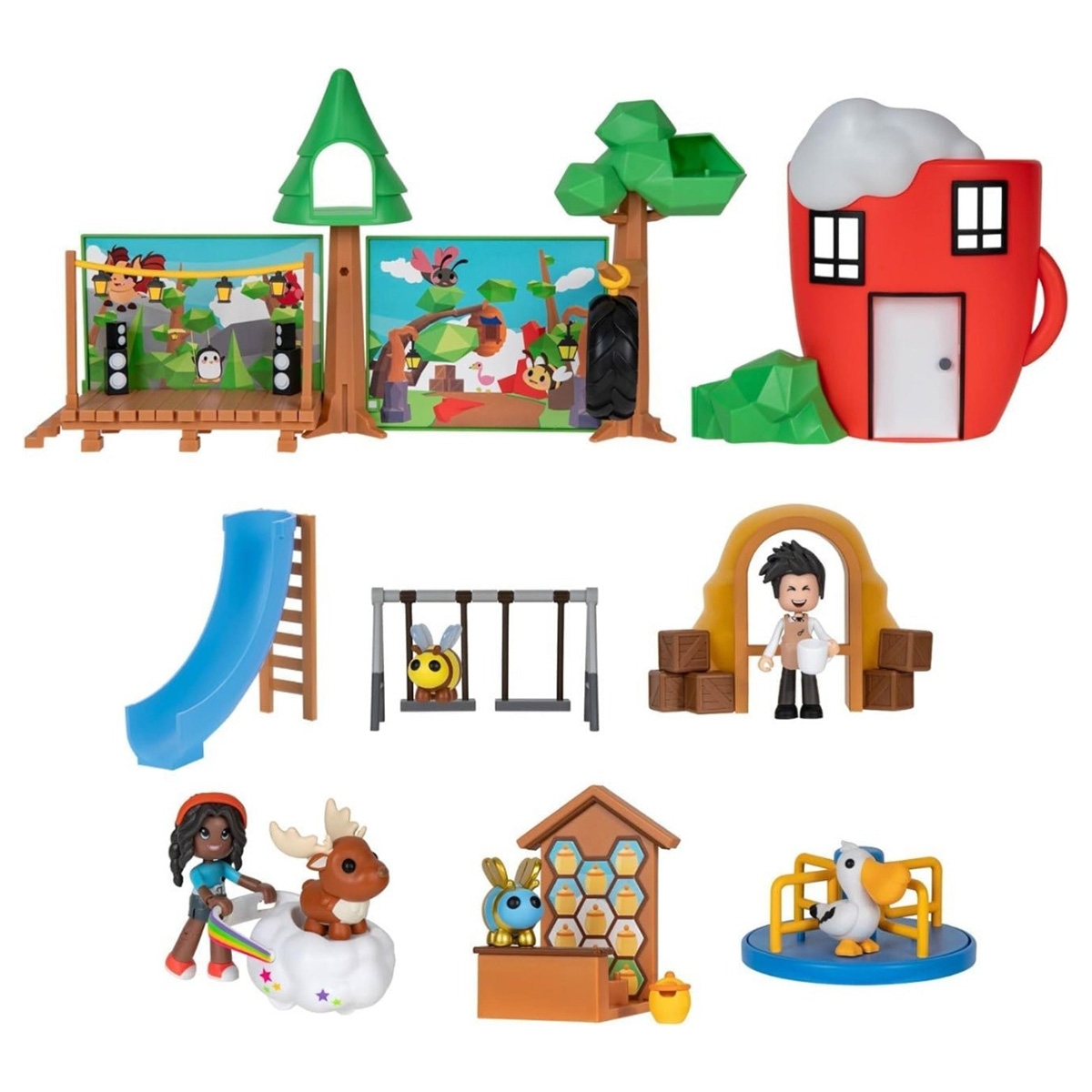 أدوبت مي AME0029 طقم لعب كبير مقهى وملعب للجنسين، من عمر 5 إلى 7 سنوات