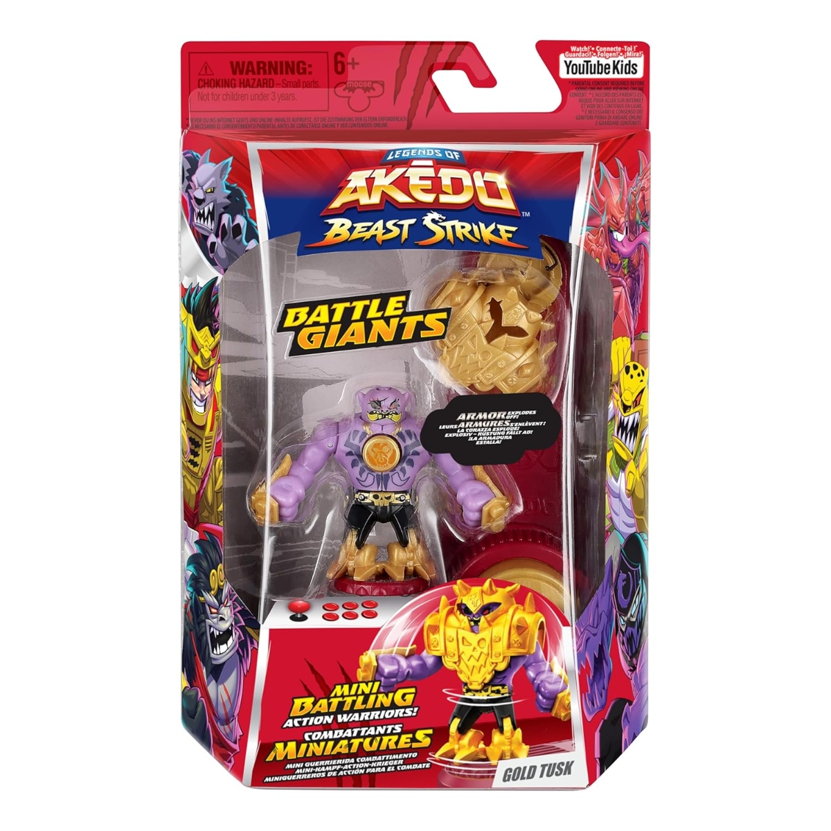 أكيدو بيست سترايك فيجر باتل جاينتس غولد توسك للجنسين، من 5 إلى 7 سنوات