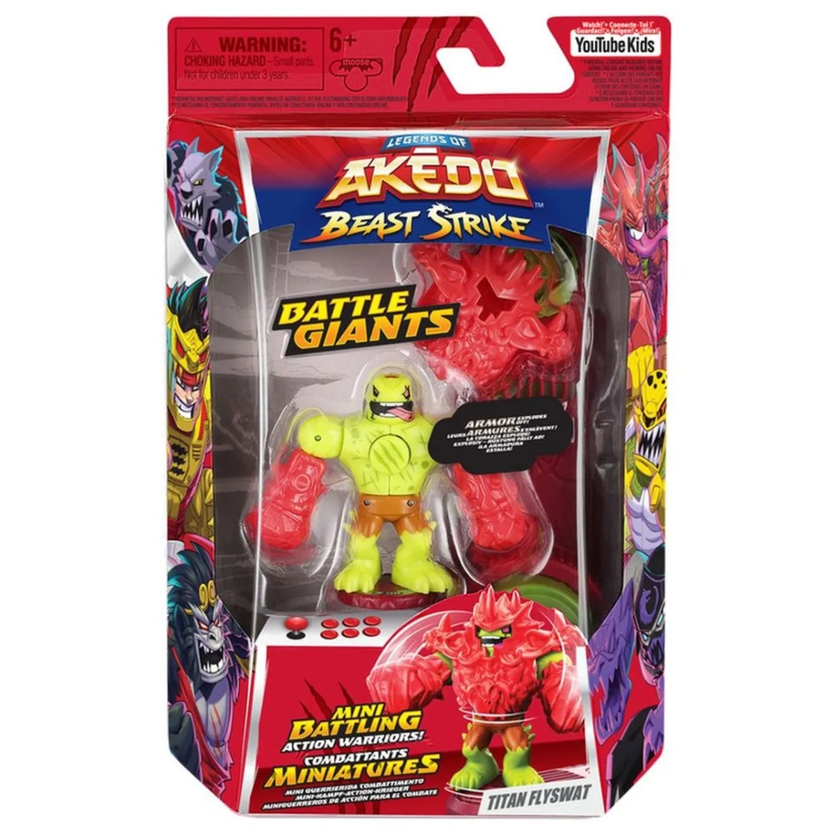 أكيدو بيست سترايك فيجر تايتن فلاي سوات للجنسين، من 5 إلى 7 سنوات