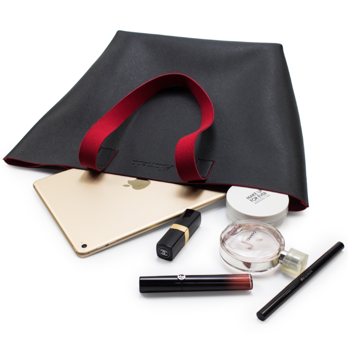 ألاميدا حقيبة يد باللون الأسود للبنات من عمر 13 سنة فما فوق