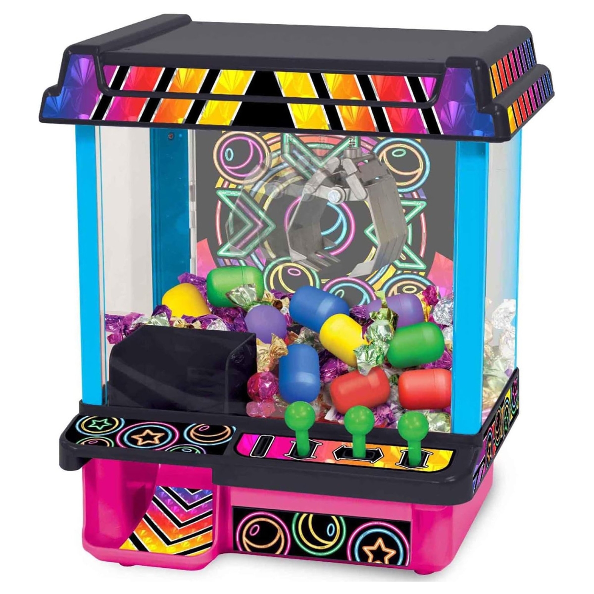 أمباسادور سلسلة هايبر نيون لعبة آلة المخلب الإلكترونية آركيد للجنسين، 5-7 سنوات