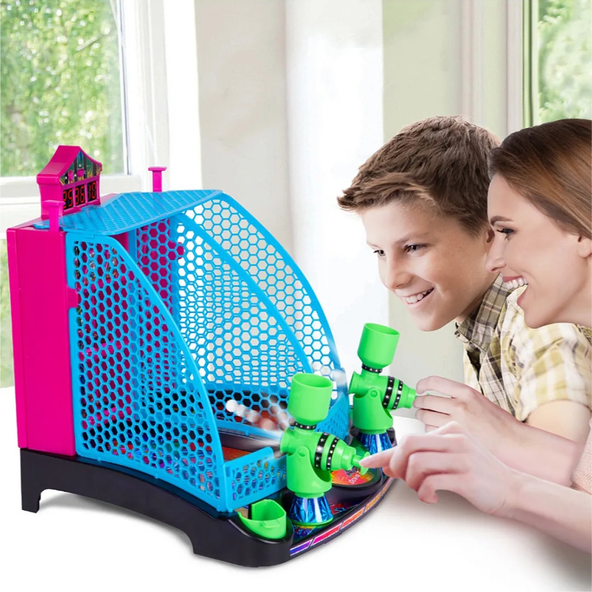 أمباسادور سلسلة هايبر نيون لعبة داون ذا كلاون إلكترونية آركيد للجنسين، 5-7 سنوات