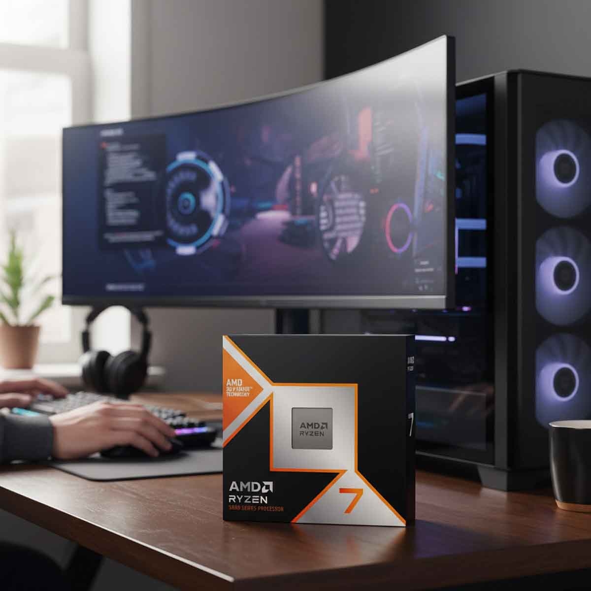 ايه ام دي معالج رايزن 7 9800X3D