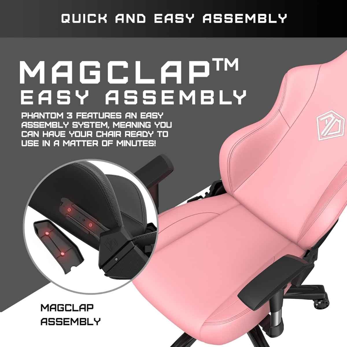 انداسيت كرسي ألعاب فانتوم 3 مقاس L موديل AD18Y-06-B-PVC