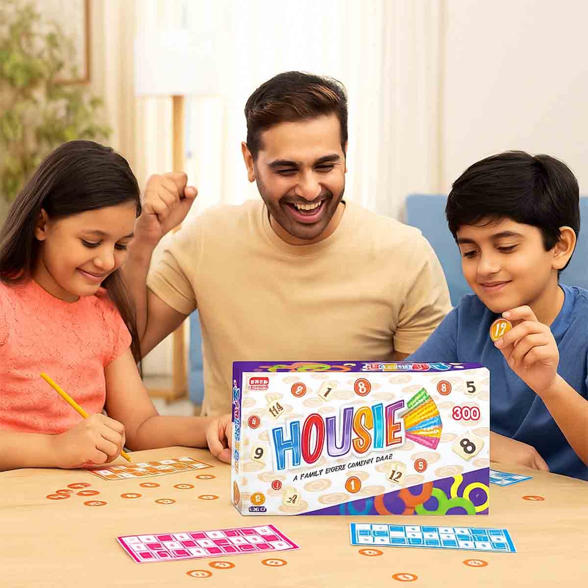 أنكت تويز لعبة هاوسي بينغو بحجم 15 إنش للجنسين من عمر 5 إلى 7 سنوات