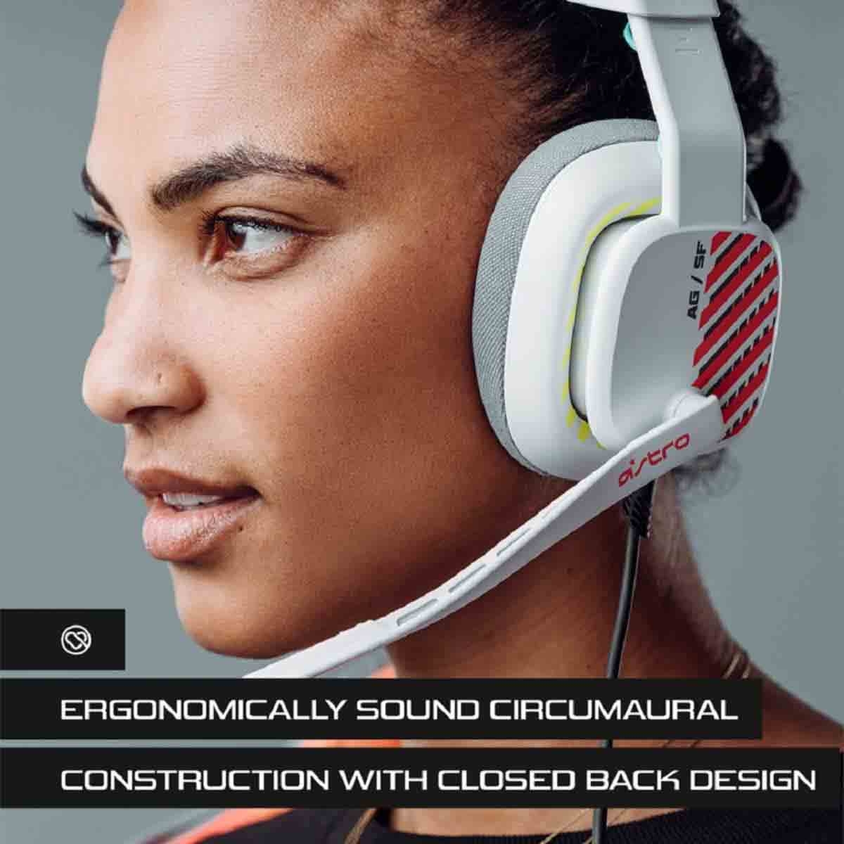 أسترو A10 سماعة رأس للألعاب الجيل الثاني سلكية لمنصات متعددة أبيض