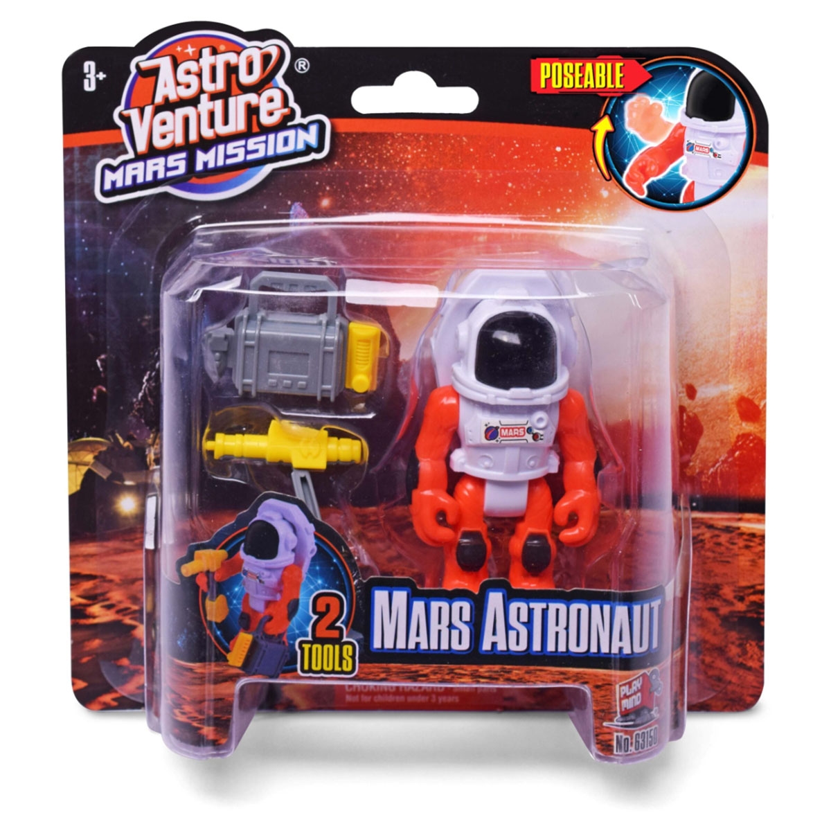 أسترو فنتشر مجموعة رائد الفضاء مهمة المريخ للأولاد، 3-4 سنوات