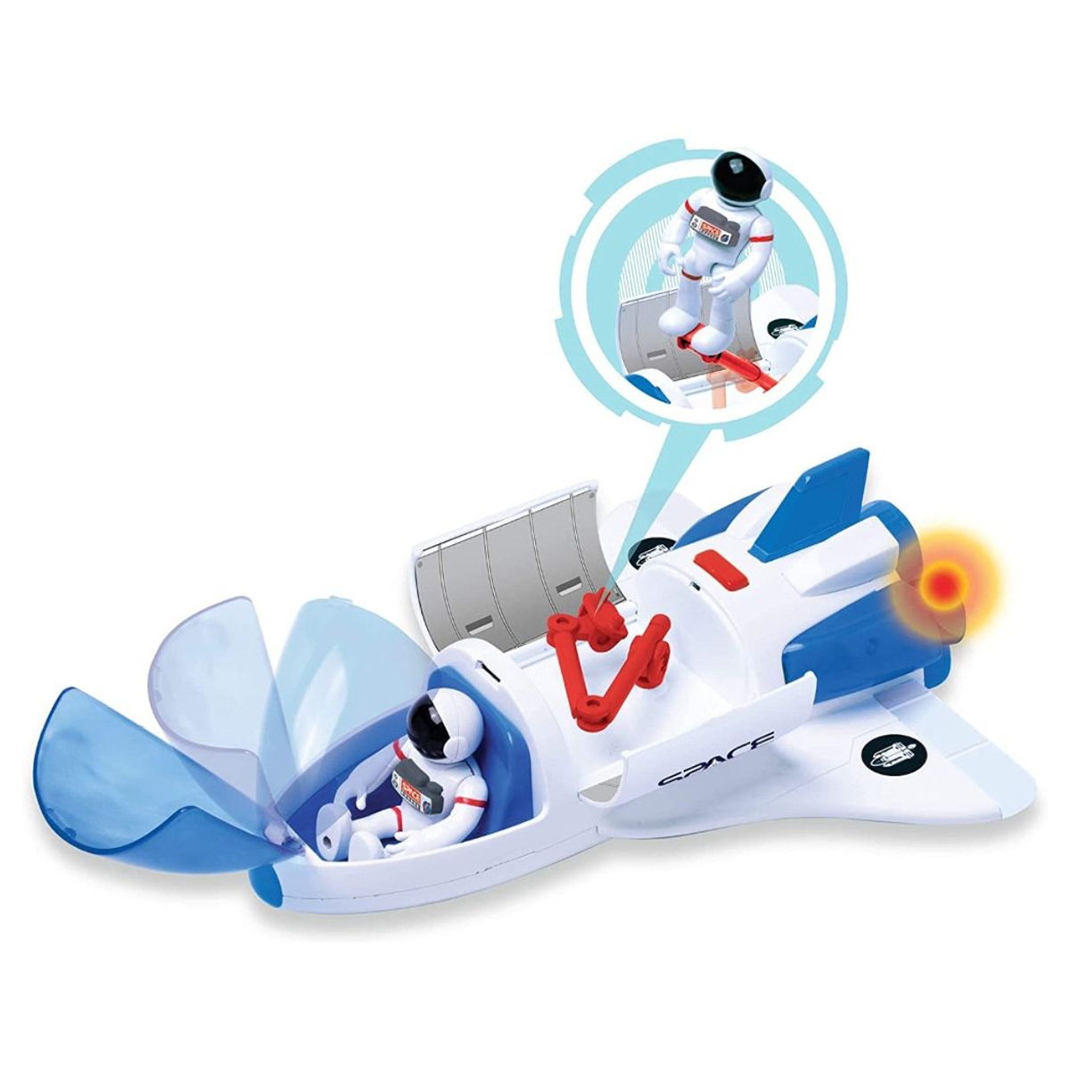 أسترو فنتشر مجموعة كومبو مركبة روفر ومكوك فضاء للأولاد، 3-4 سنوات