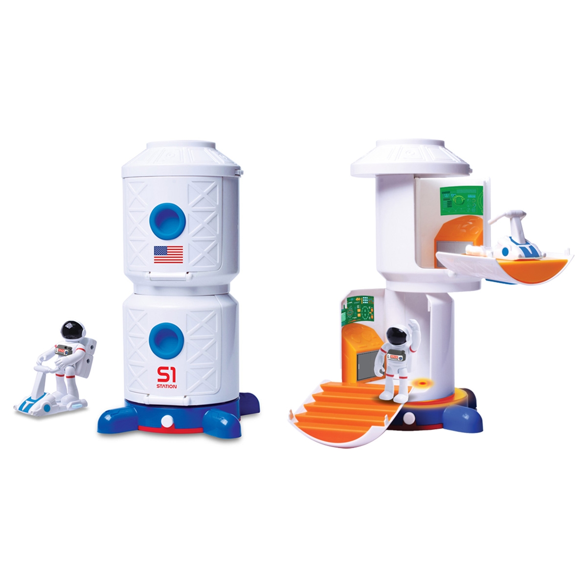 أسترو فنتشر مجموعة محطة فضاء وكبسولة للأولاد، 3-4 سنوات