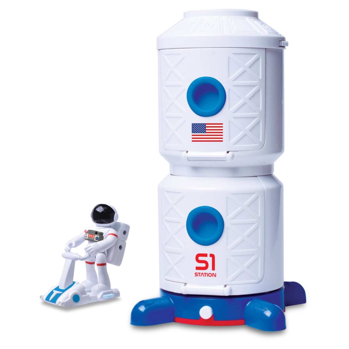 أسترو فنتشر مجموعة محطة فضاء وكبسولة للأولاد، 3-4 سنوات