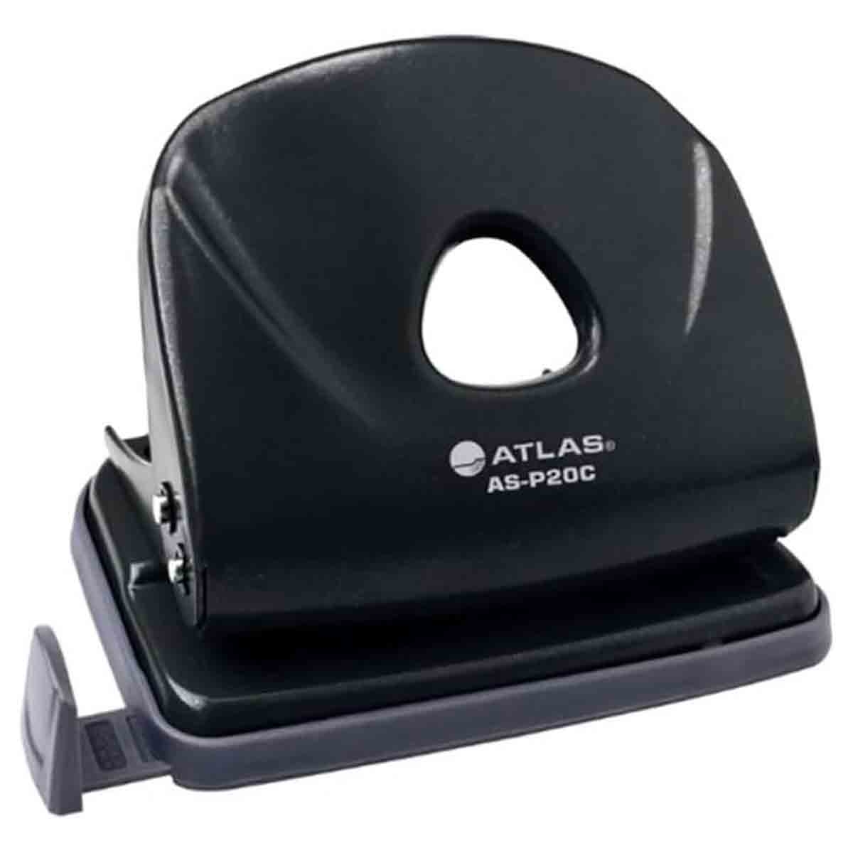 أطلس آلة تثقيب أوراق - أسود - 20 ورقة