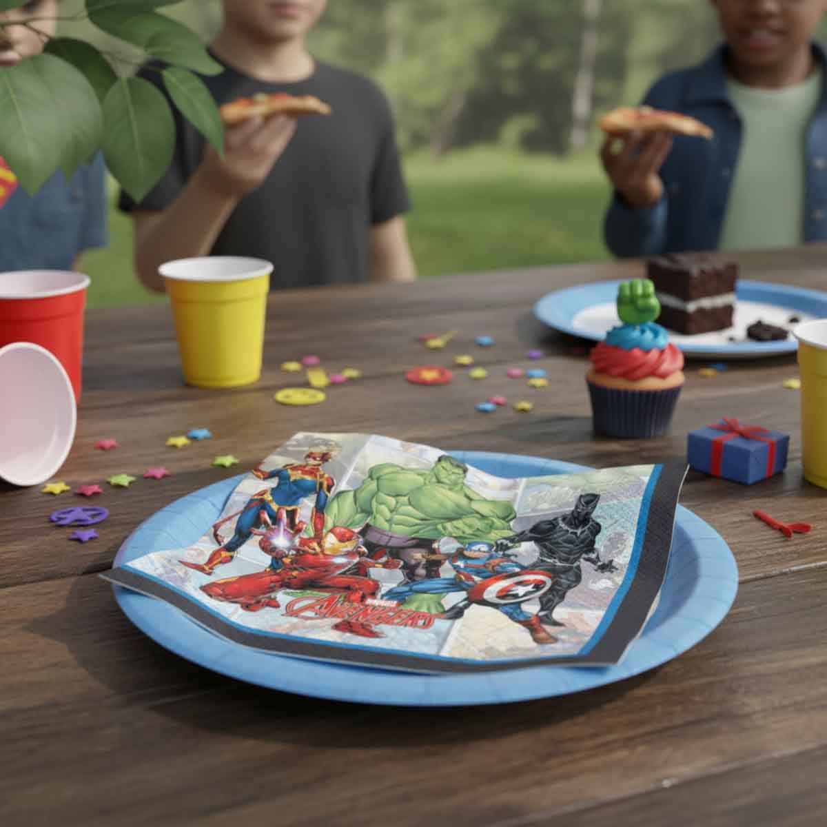 مارفل أفنجرز مناديل غداء باور يونيت عدد 16 قطعة