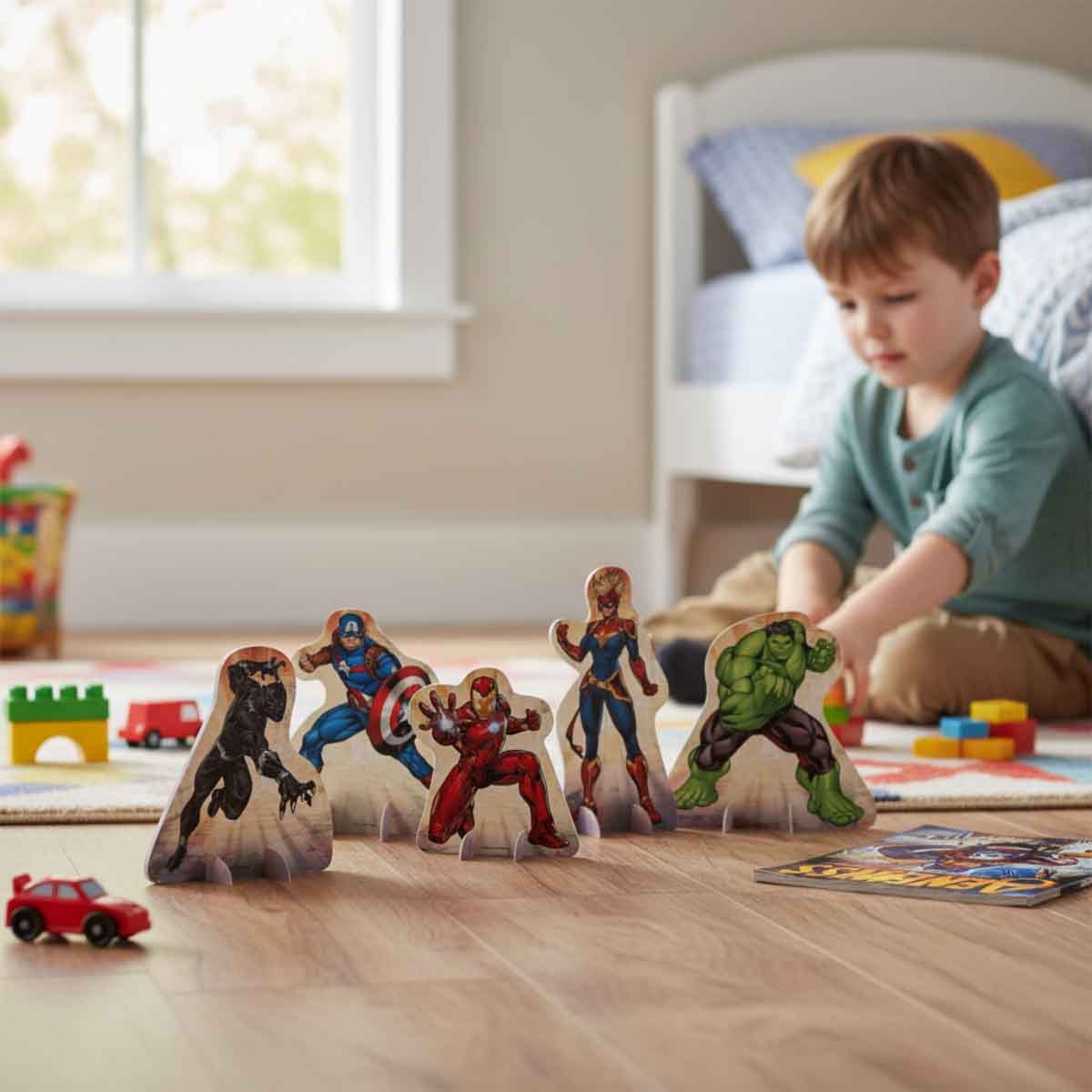 مارفل أفنجرز مجموعة زينة طاولة باور يونيت