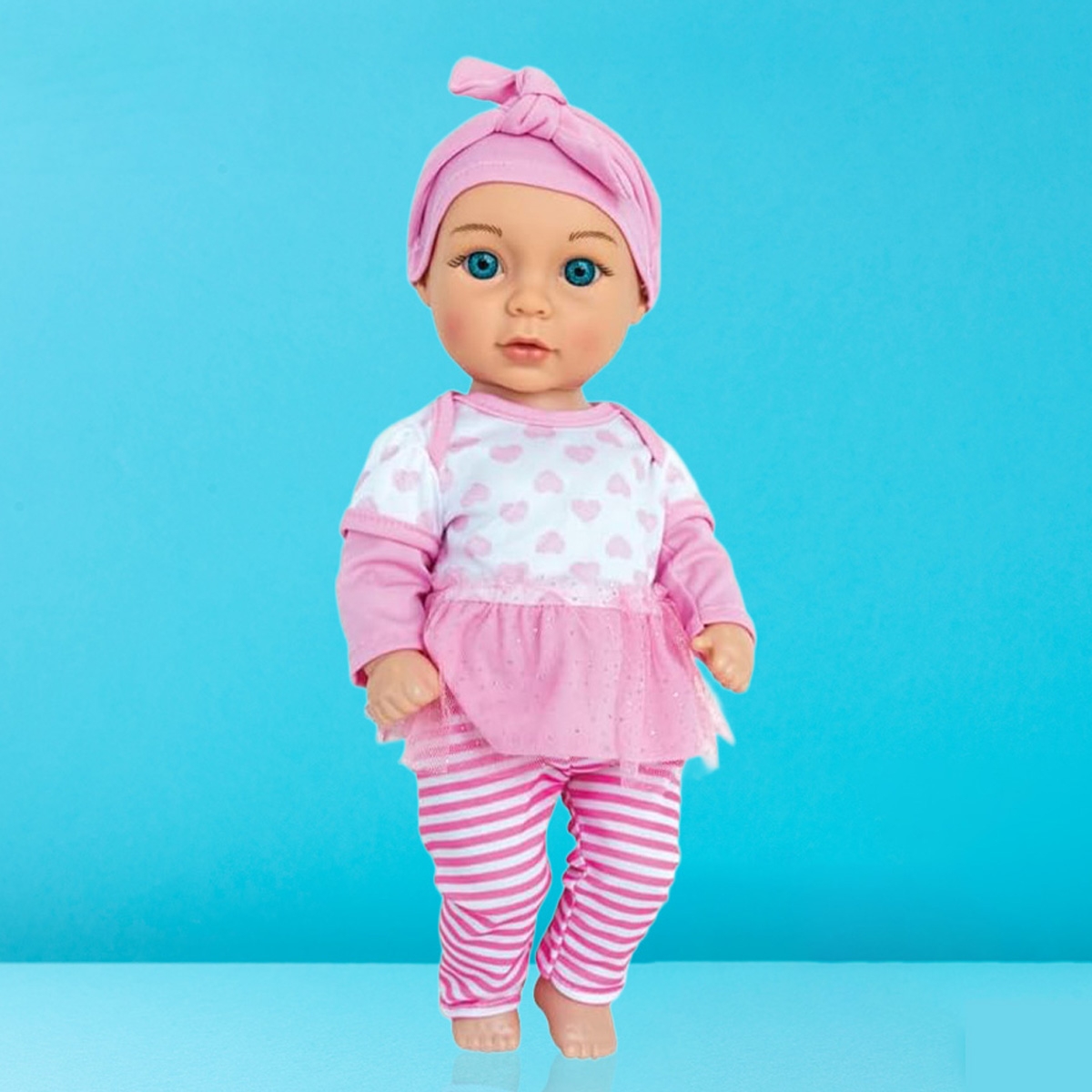 بيبي أمورا مجموعة دمية حياتي تطعم وتحب 15 إنش للبنات، 3-4 سنوات