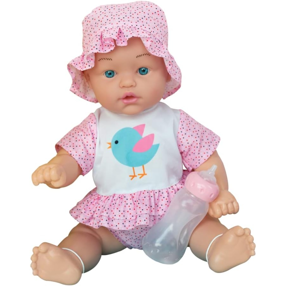 بيبي أمورا مجموعة دمية حياتي تشرب وتبلل 18 إنش للبنات، 3-4 سنوات