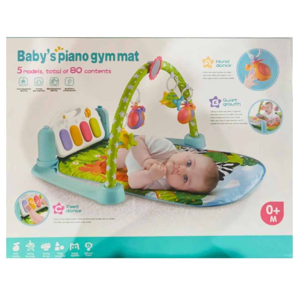 بساط لعب للأطفال مع بيانو موسيقي، مرحلة الحبو، 0-2 سنوات