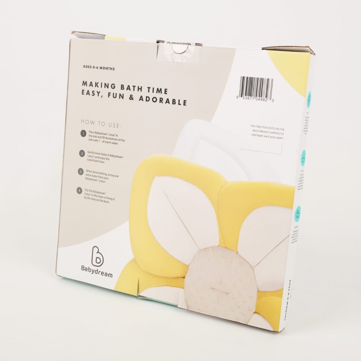 بيبي دريم إسفنجة استحمام للأطفال من عمر 0 إلى 2 سنة