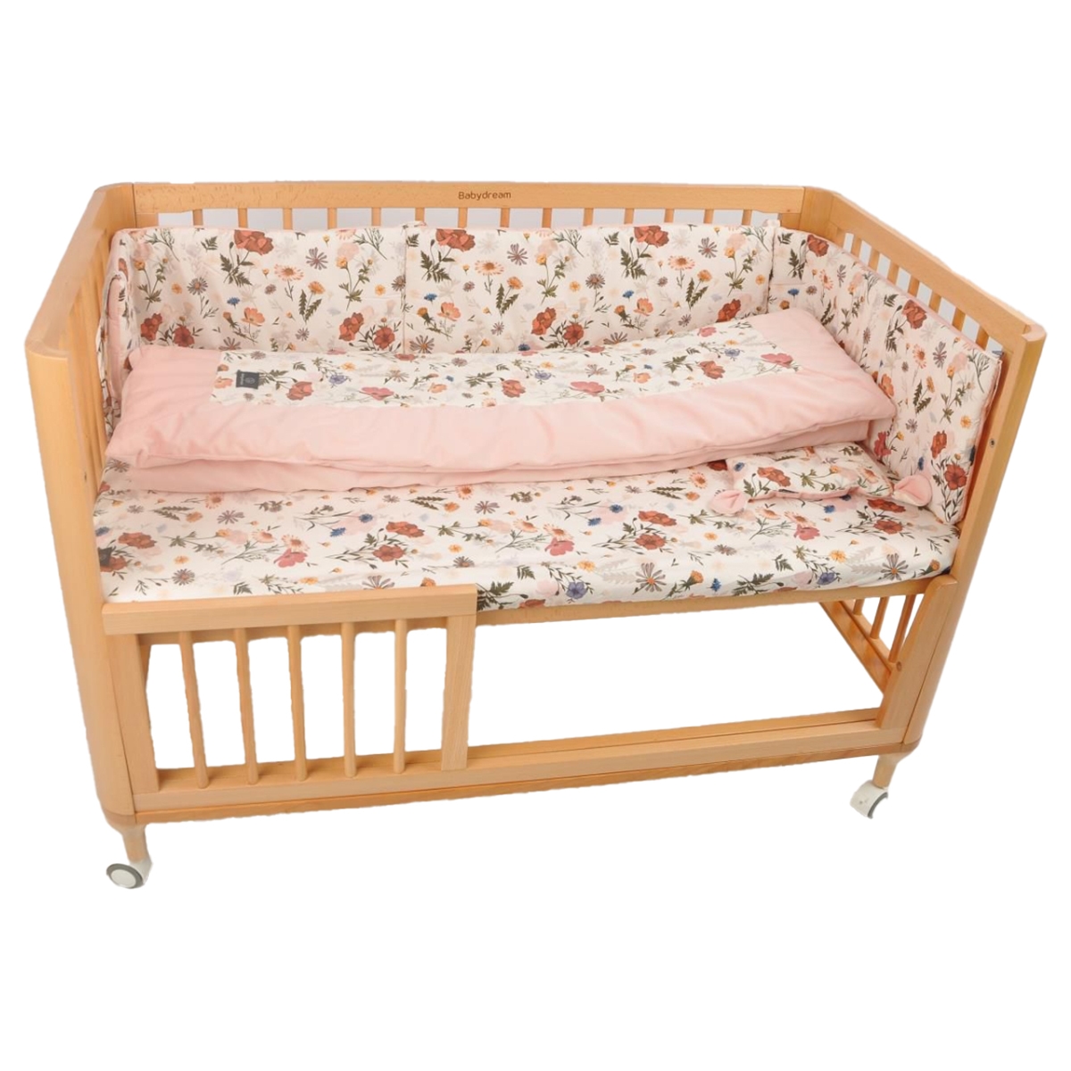 بيبي دريم طقم مرتبة سرير للأطفال من عمر 0 إلى 2 سنة، مجموعة من 4