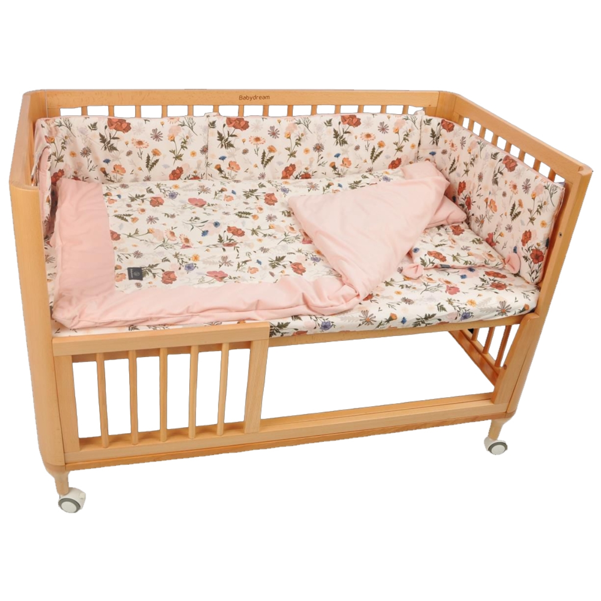 بيبي دريم طقم مرتبة سرير للأطفال من عمر 0 إلى 2 سنة، مجموعة من 4