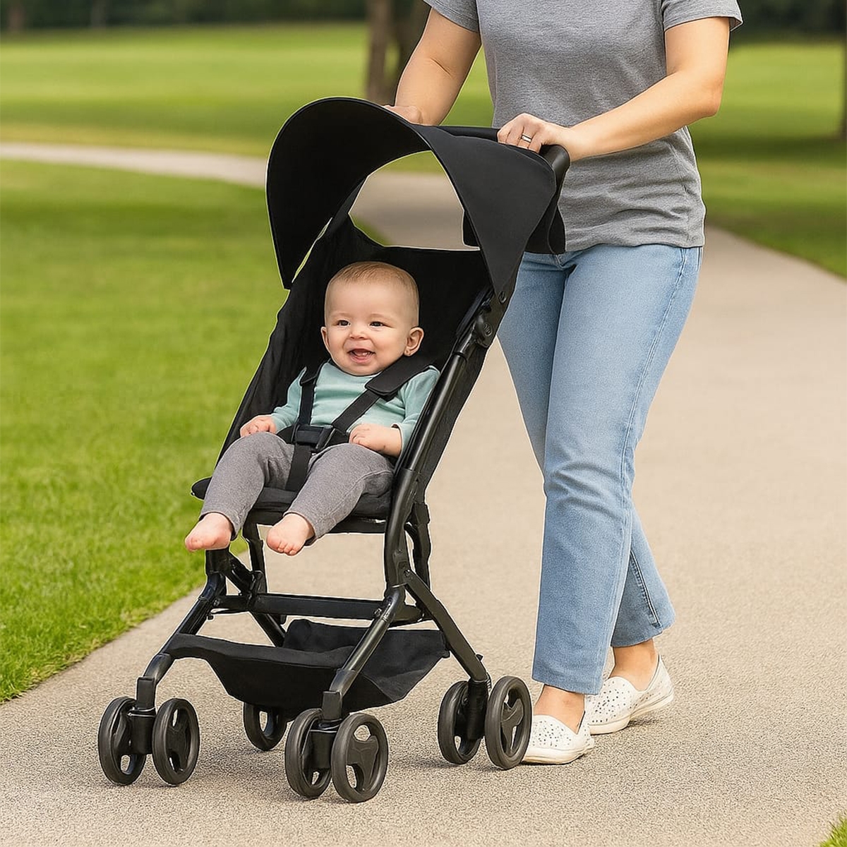 بيبي دريم عربة أطفال خفيفة الوزن وقابلة للطي بوكيت بلس للأطفال من عمر 0 إلى 2 سنة
