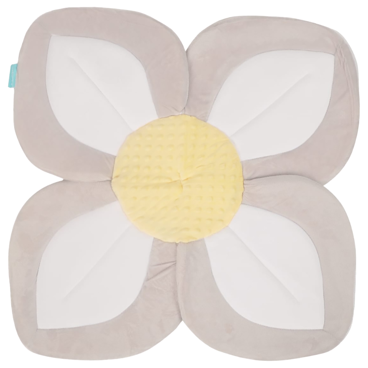 بيبي دريم إسفنجة استحمام بشكل لوتس رمادية للأطفال من عمر 0 إلى 2 سنة