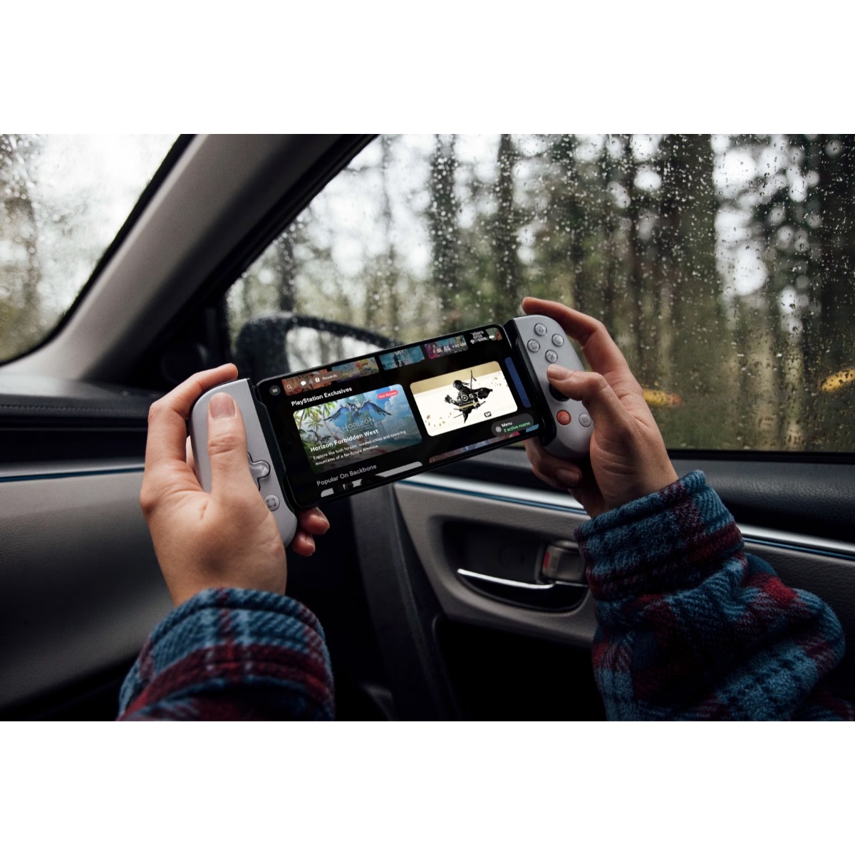 باك بون وحدة تحكم ألعاب موبايل للآيفون إصدار بلايستيشن