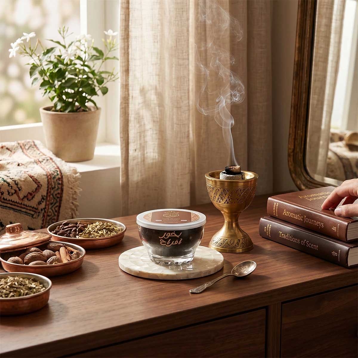 بنفه للعود أفراح بخور للجنسين