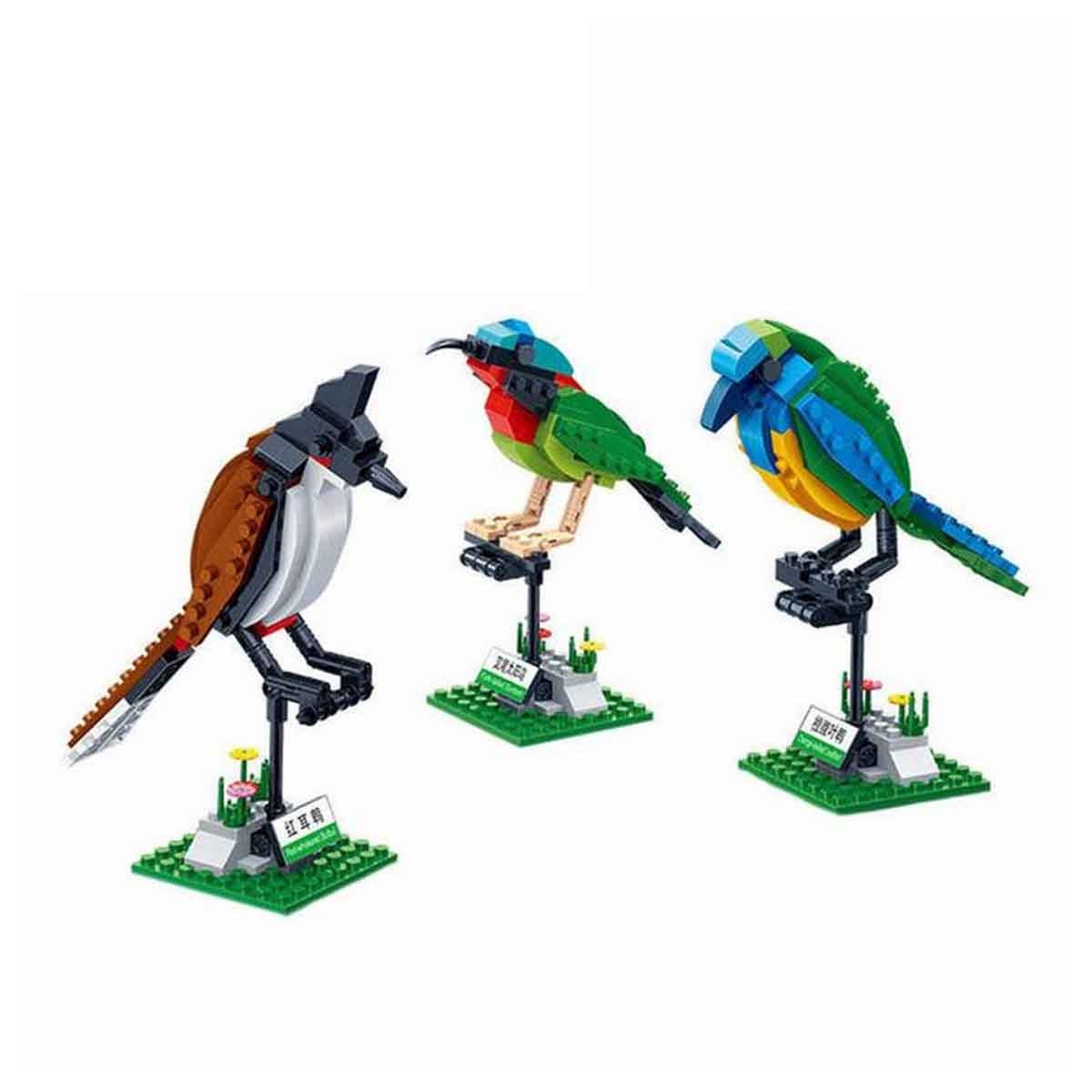 بانباو مجموعة مكعبات الطيور 408 قطعة، للجنسين، 5-7 سنوات