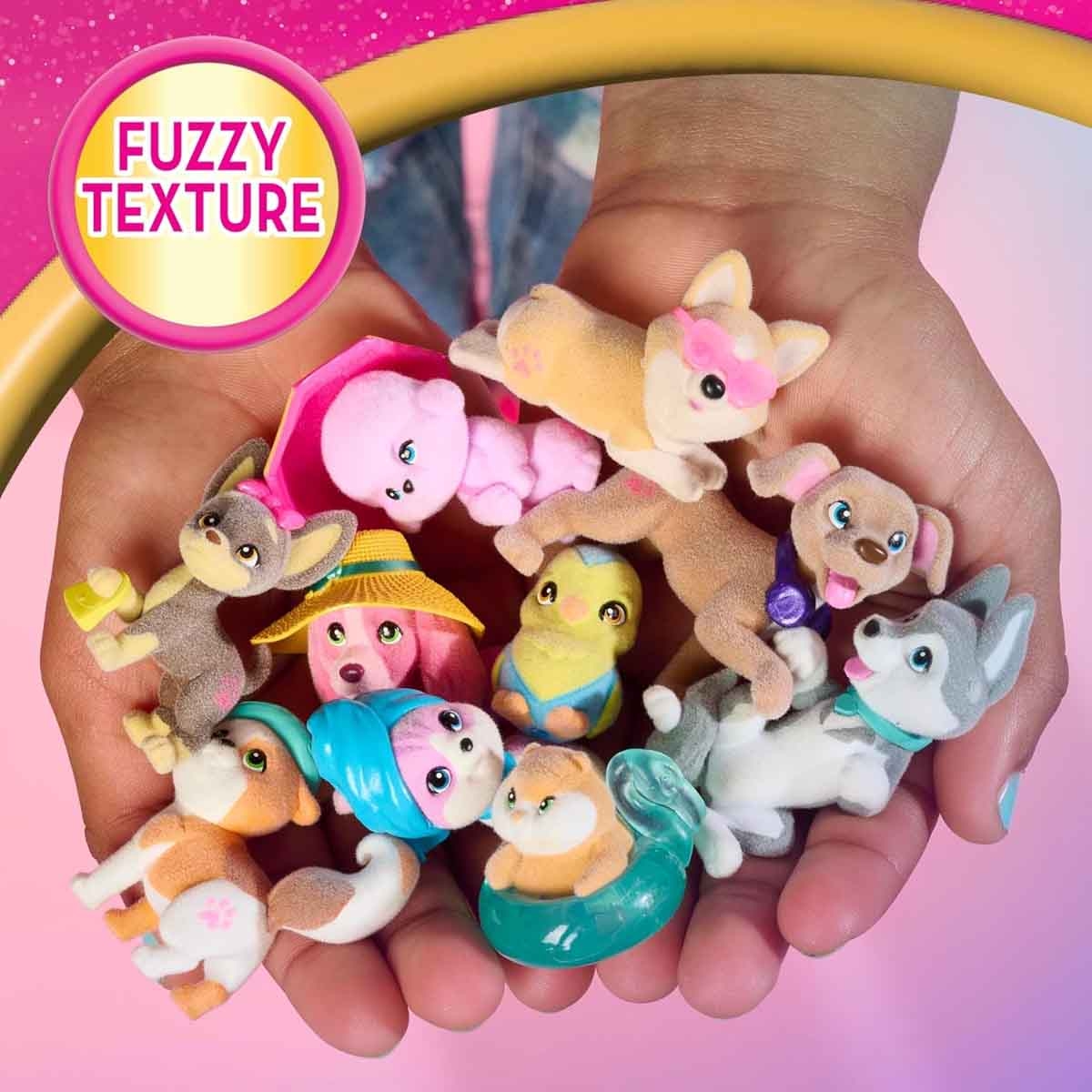 باربي مجموعة شخصيات حيوانات أليفة مصغّرة قابلة للاقتناء للبنات، 3-4 سنوات