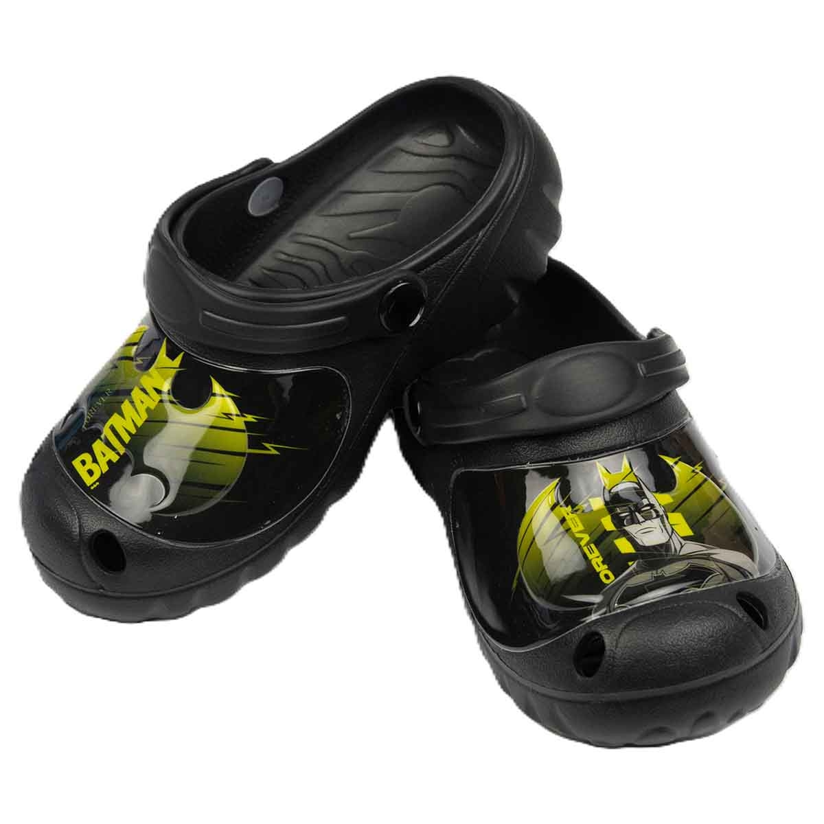 باتمان صنادل مريحة ومتينة للأولاد باللون الأسود