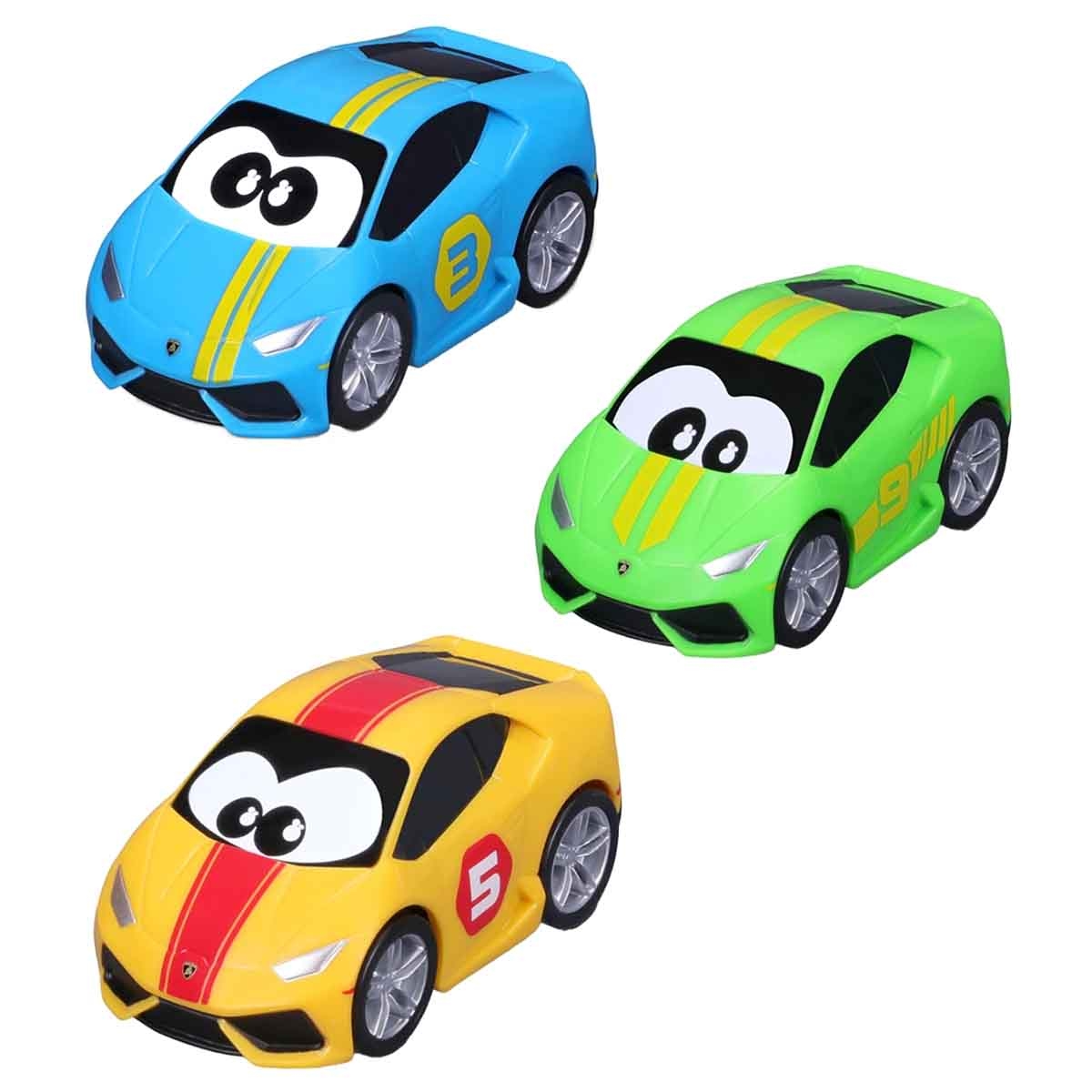 بي بي جونيور مجموعة سيارة لامبورغيني مع مجموعة عرض شاحنات مونستر الصغيرة من مايستو، للجنسين، 3-4 سنوات