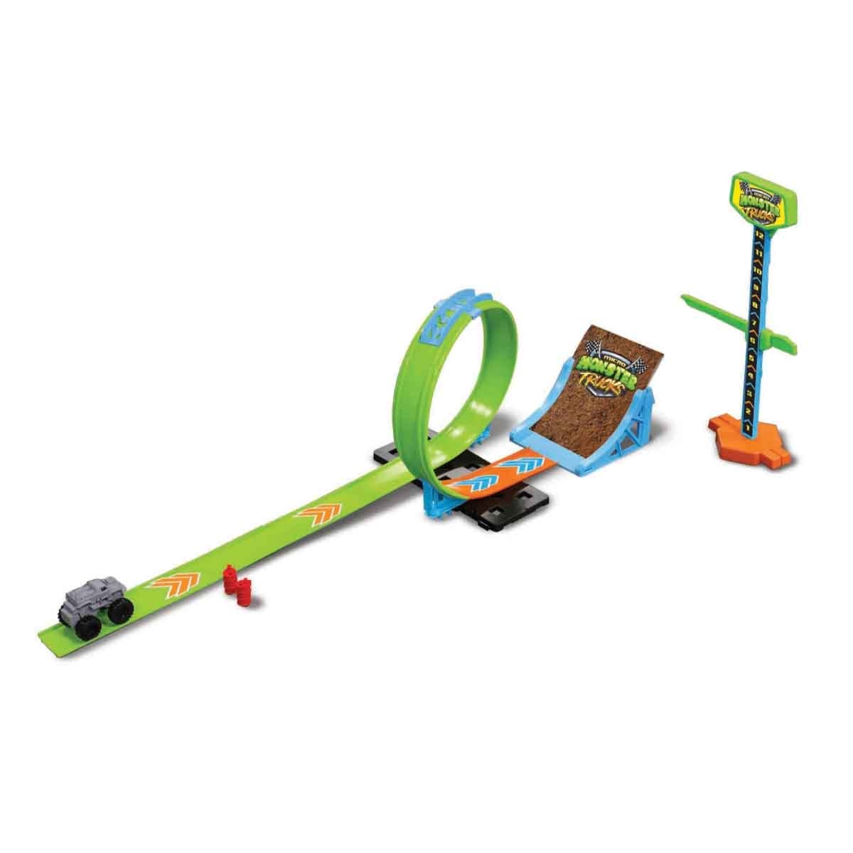 بي بي جونيور مجموعة سيارة لامبورغيني مع مجموعة عرض شاحنات مونستر الصغيرة من مايستو، للجنسين، 3-4 سنوات