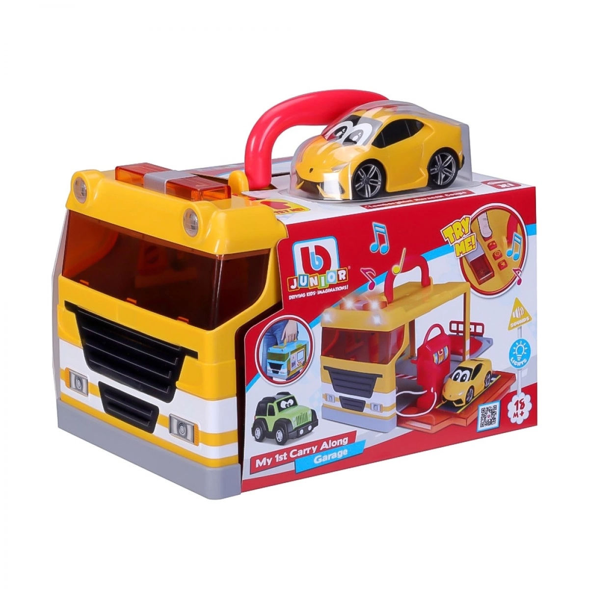 بي بي جونيور مرآب محمول للعب الأول للجنسين، 3-4 سنوات