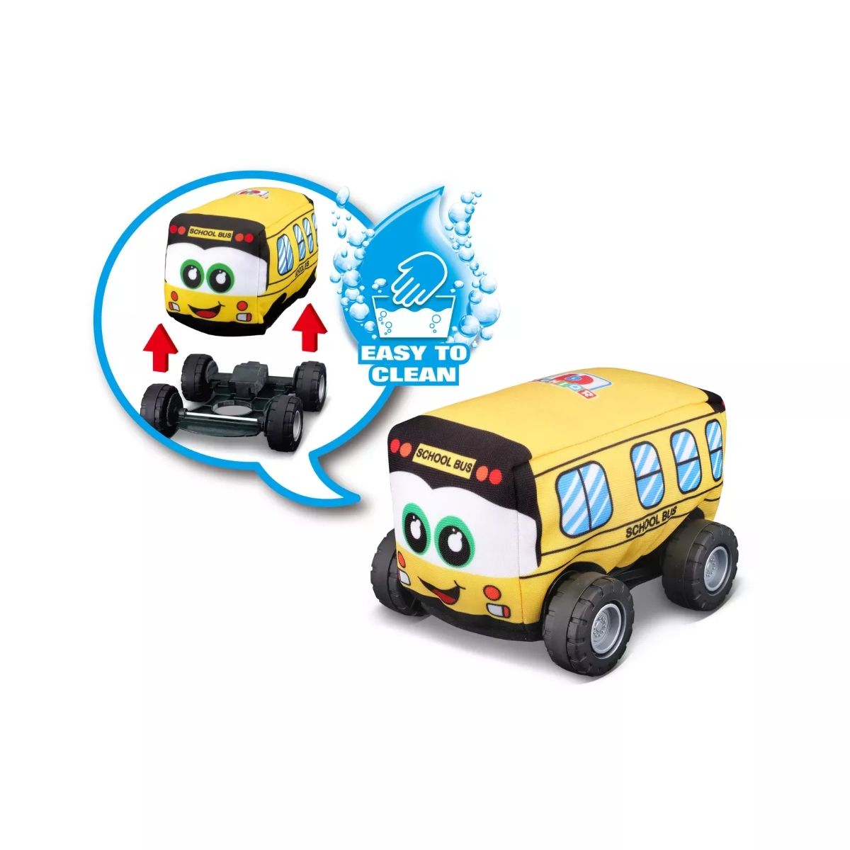 بي بي جونيور بي بي جونيور ماي فيرست باص المدرسة اللينة للأطفال الصغار، 0-2 سنوات