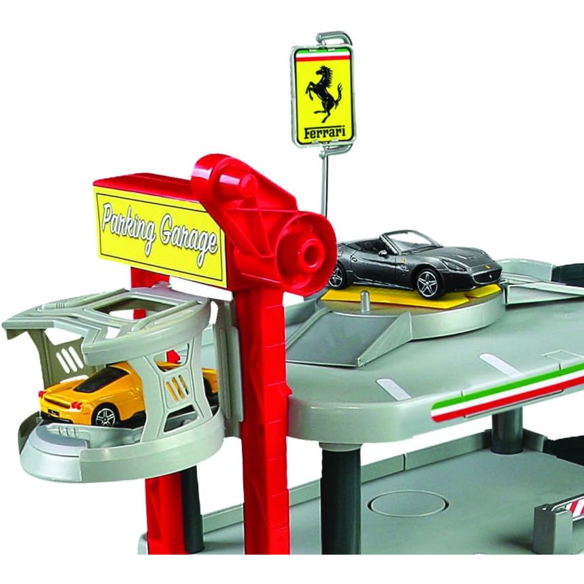 بوراجو مجموعة مواقف سيارات فيراري 1:43 للأولاد، 3-4 سنوات