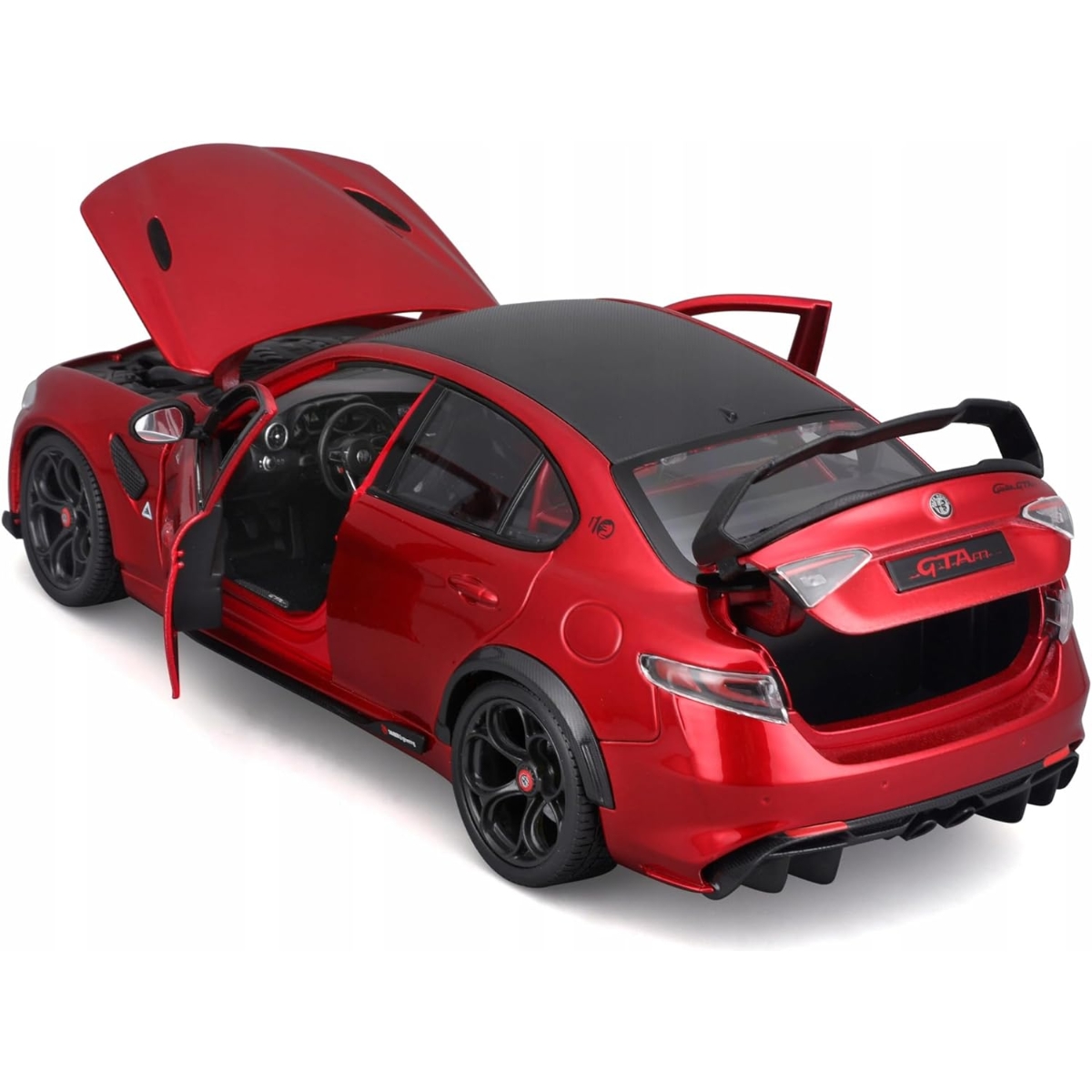 بوراجو سيارة ألفا روميو جوليا GTAm بمقياس 1:18 للأولاد، 3-4 سنوات