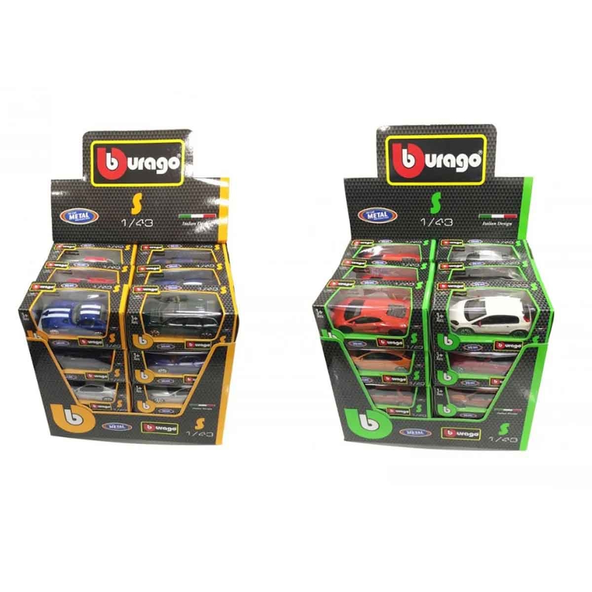 بوراغو مجموعة مغسلة سيارات ستريت فاير مع سيارة دايكاست متنوعة من ستريت فاير، للجنسين، 3-4 سنوات