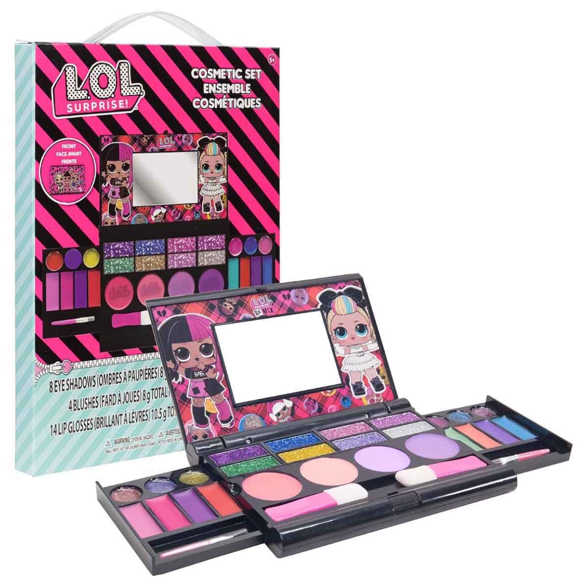 إل أو إل سربرايز مجموعة مكياج مدمجة للبنات، من عمر 5-7 سنوات