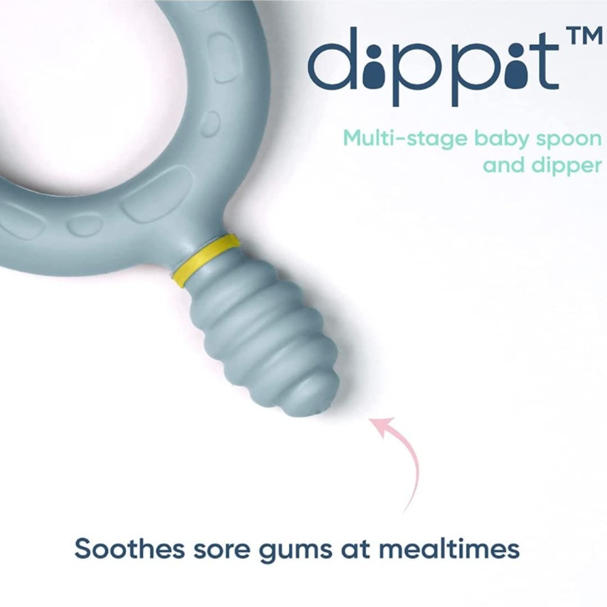 بيبادو ملعقة فينينغ للتدريب على الفطام متعددة المراحل للجنسين، من عمر 0 إلى 2 سنة، مجموعة من 2