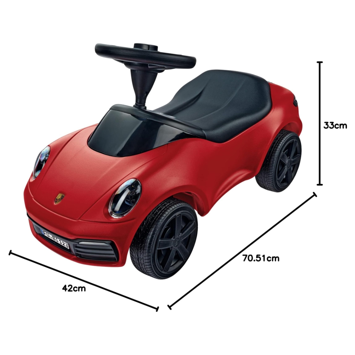 بيغ بيبي بورشه 911 دزاين لعبة ركوب للأطفال، 0-2 سنوات