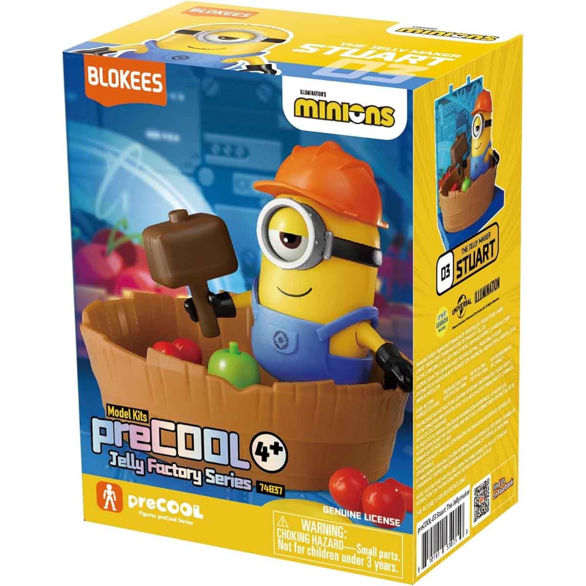 بلوكيس مينيونز بريكول 03 ستيوارت صانع الجيلي مجسم أكشن قابل للتجميع – للجنسين، 5–7 سنوات