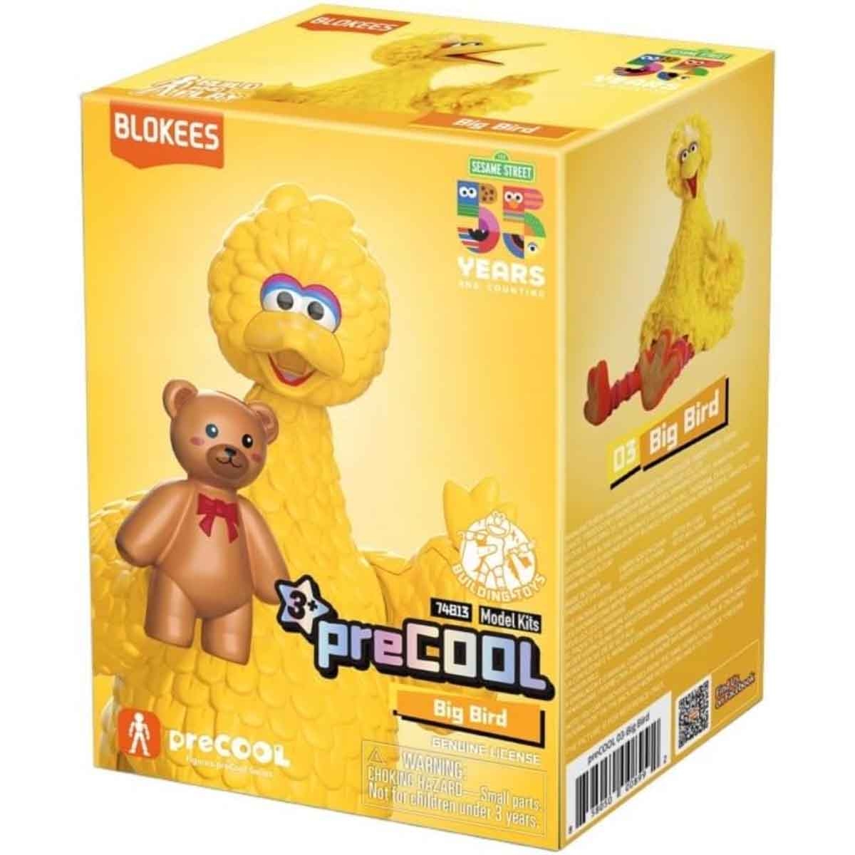 بلوكيس سيسامي ستريت بريكول 03 بيغ بيرد مجسم أكشن قابل للتجميع – للجنسين، 3–4 سنوات