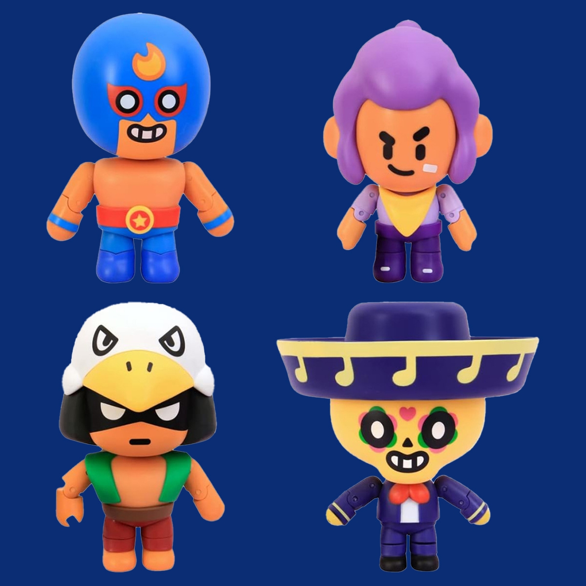 برول ستارز 4.5 إنش (S1) فيجر حركة متنوع في علبة نافذة للأولاد، 3-4 سنوات