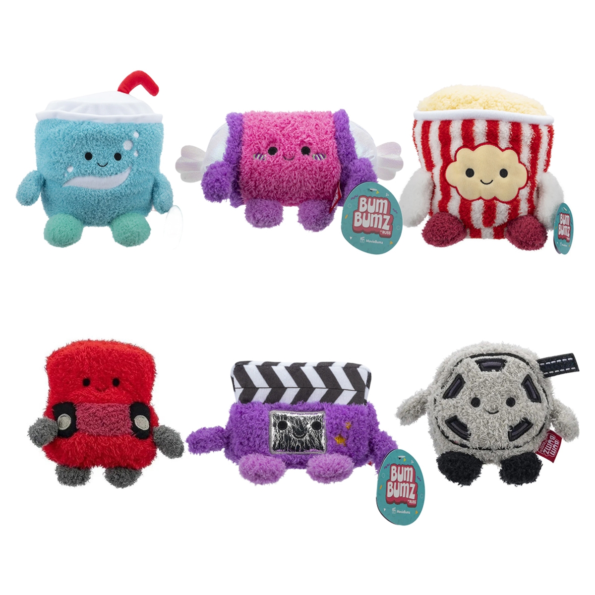 بومبمز لعبة ناعمة موفي بومز 4.5 إنش، متنوعة، للجنسين، من عمر 3 إلى 4 سنوات