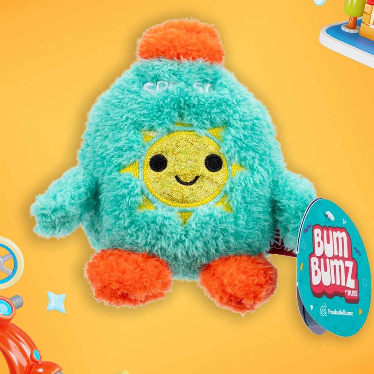 بومبمز لعبة ناعمة بول سايد بومز 4.5 إنش، متنوعة، للجنسين، من عمر 3 إلى 4 سنوات