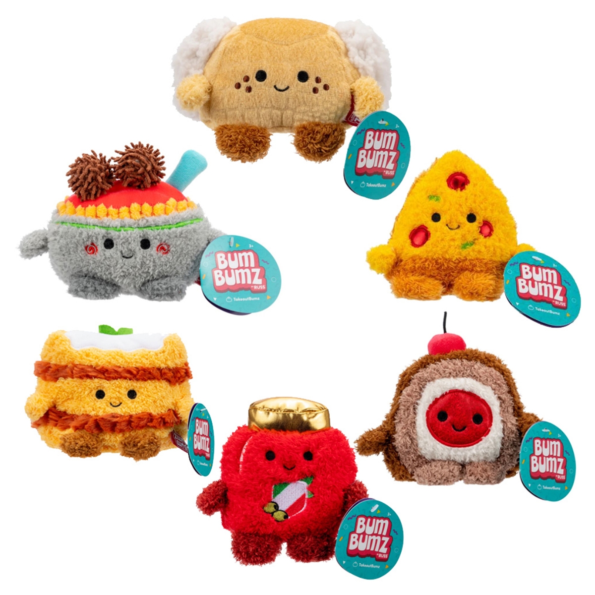 بامبامز لعبة ناعمة متنوعة تيكاوت بامز السلسلة 2 بحجم 4.5 إنش للجنسين، 3-4 سنوات