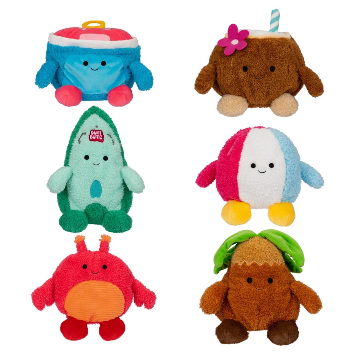 بومبمز دمية محشوة قابلة للجمع بيتش بامز 7.5 إنش للجنسين، 3-4 سنوات