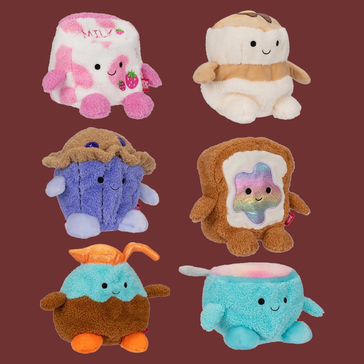 بومبمز دمية محشوة قابلة للجمع بريكفاست بامز 7.5 إنش للجنسين، 3-4 سنوات